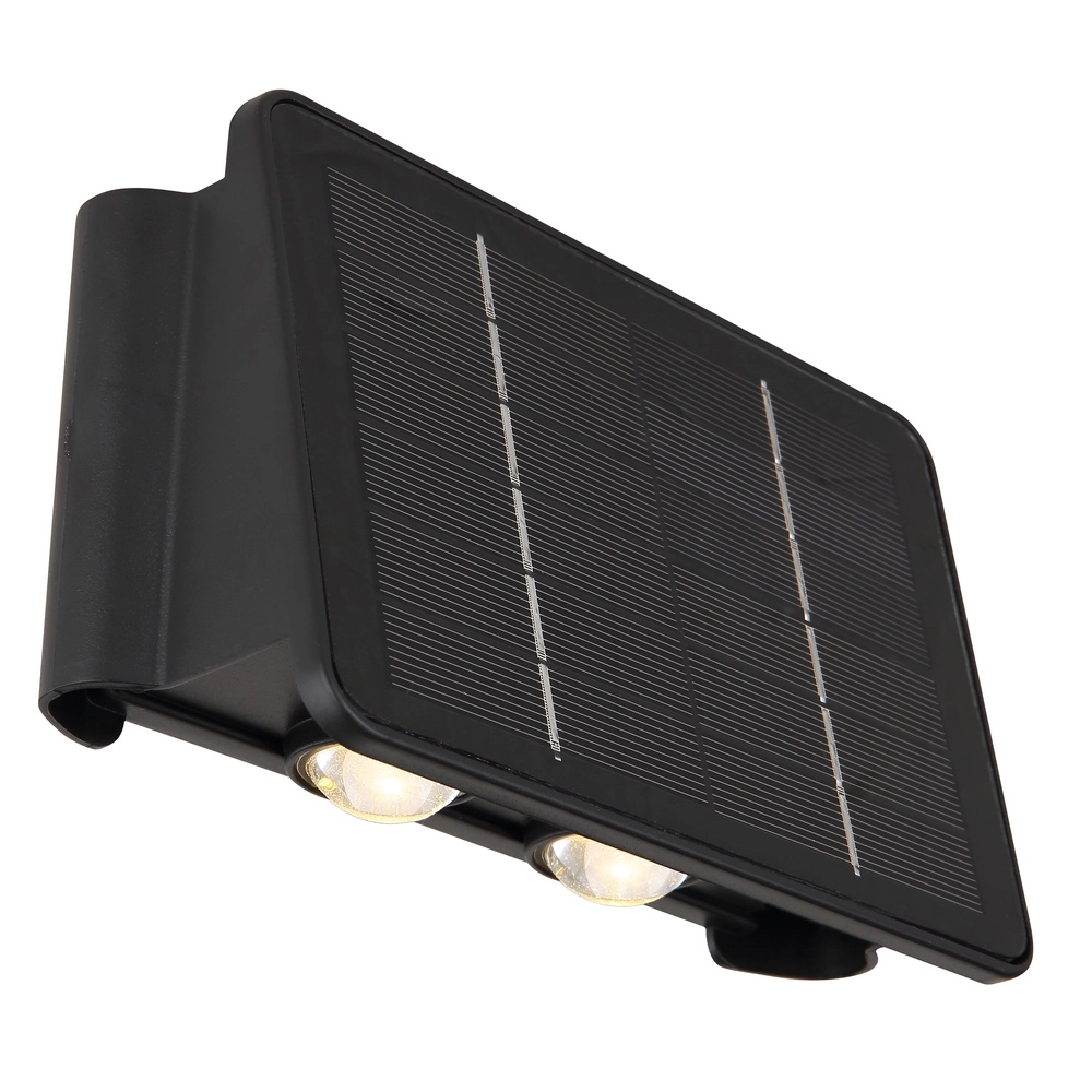 Solarwandlampe Lutron Schwarz