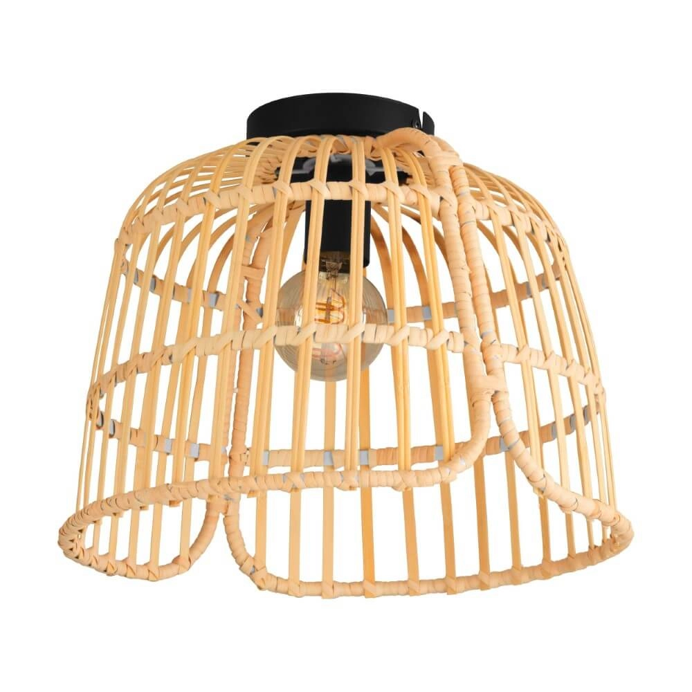 Deckenleuchte aus Rattan Glyneath Ø 37,5cm