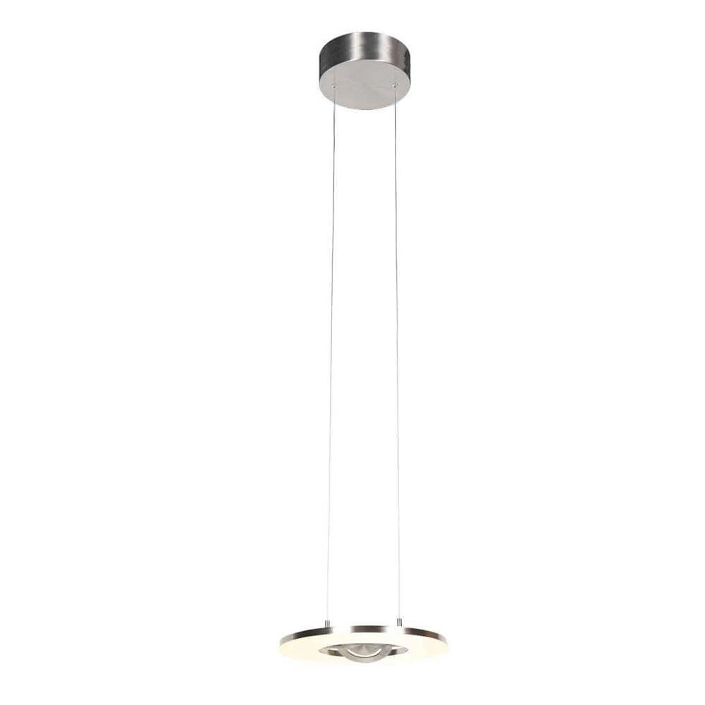 Schlanke Pendelleuchte Soleil Ø 32cm grau Steinhauer 8712746176674