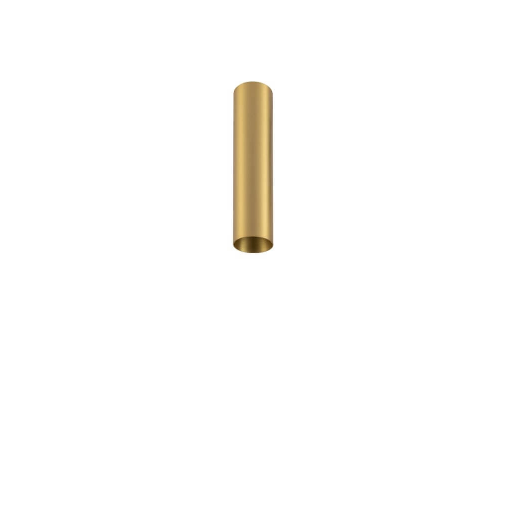 Goldener schmaler Deckenstrahler Fourty S