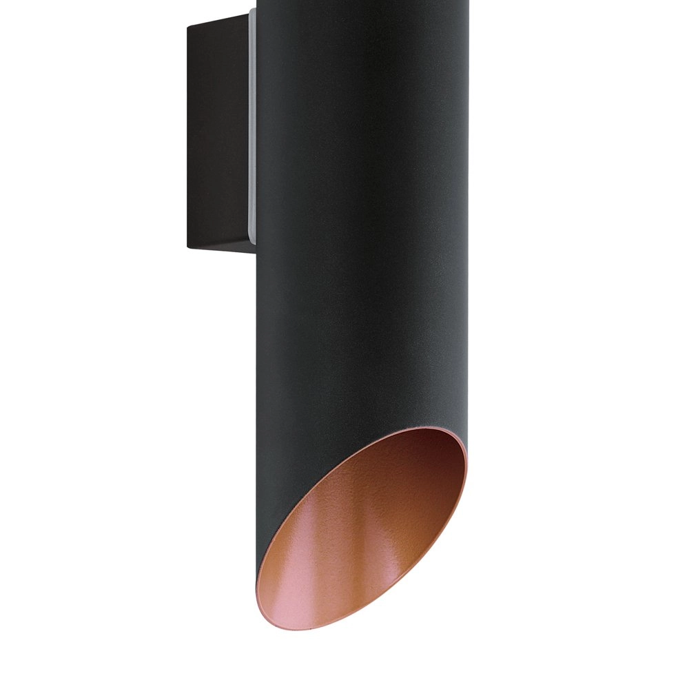 LED-Außenleuchte Agolada Up - Down Schwarz mit Kupferbraun Eglo 9002759948047