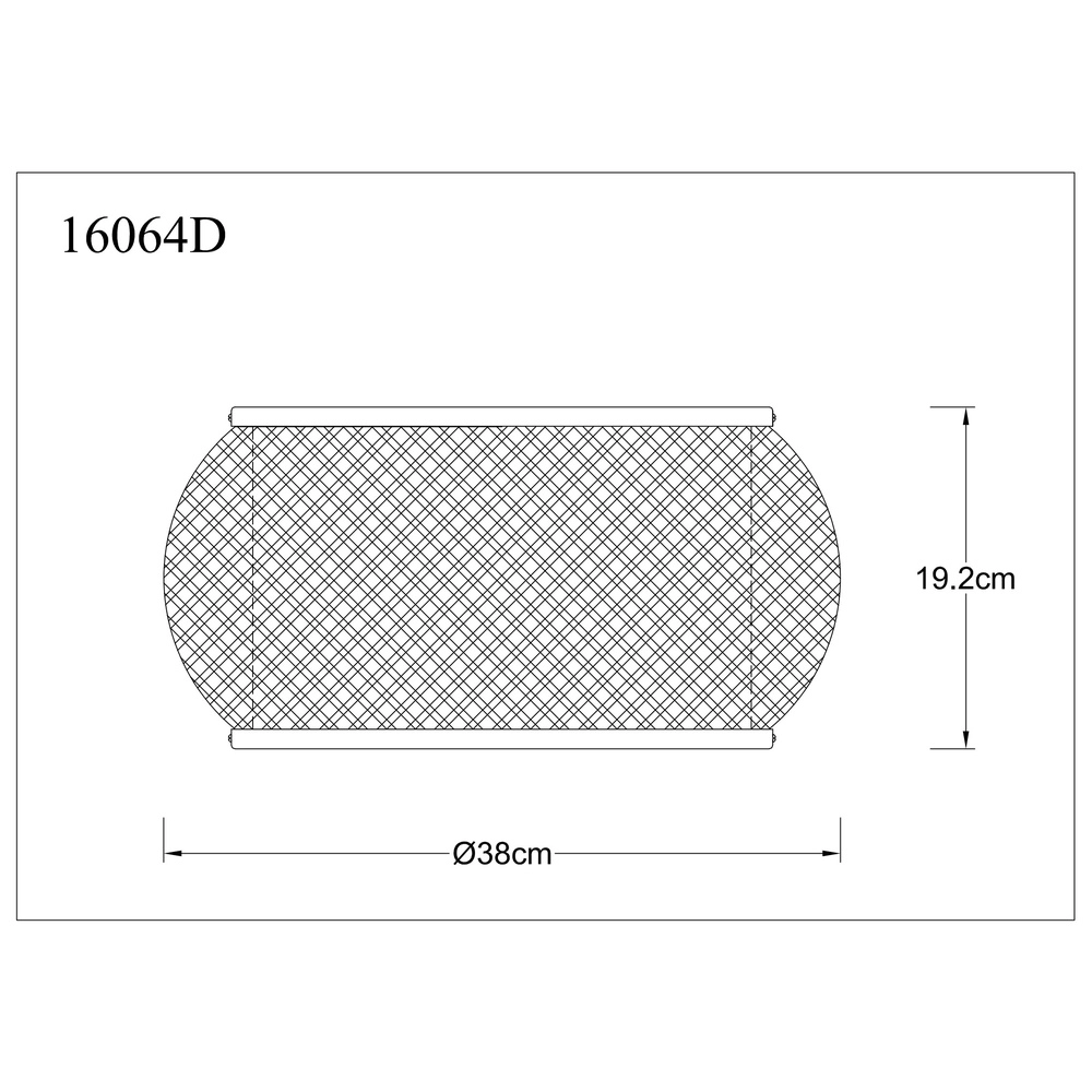 Deckenlampe Bambora mit Bambus Ø 38 cm Globo 9007371575794