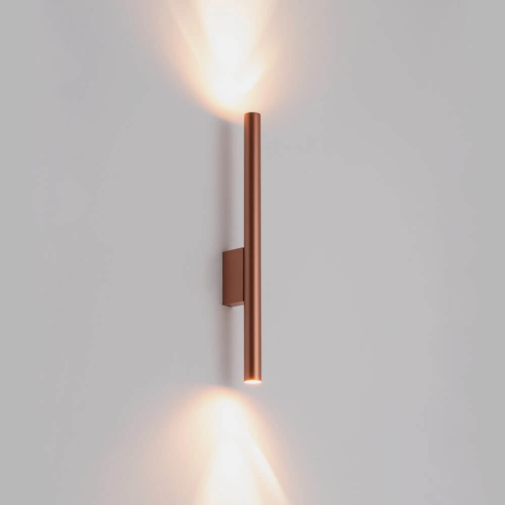 Schmale Wandleuchte Laser Wall Rotes Kupfer Lyora 5903139105644