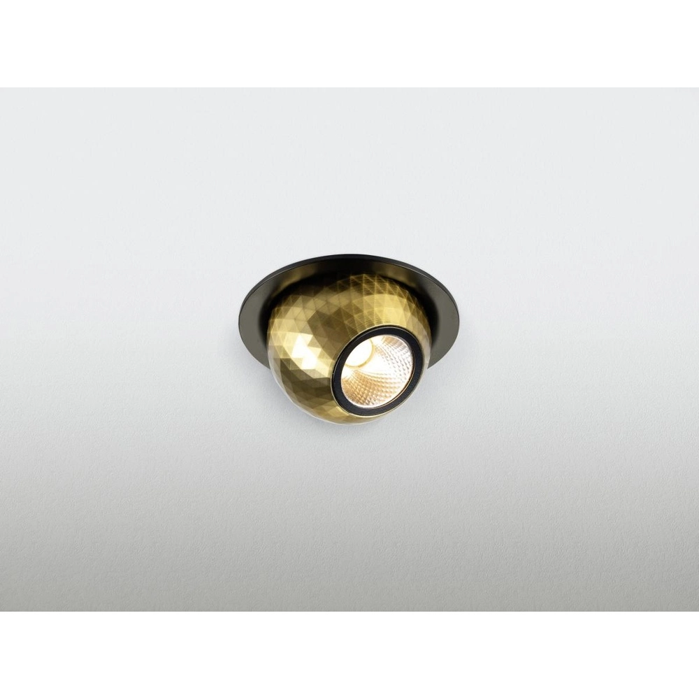 Einbaustrahler Dysko schwarz mit gold SLV 4024163316712