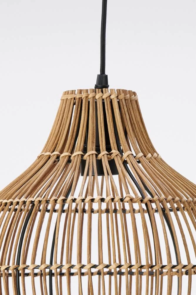 Pendelleuchte Pacino Rattan Ø 30cm Light & Living 8717807614539