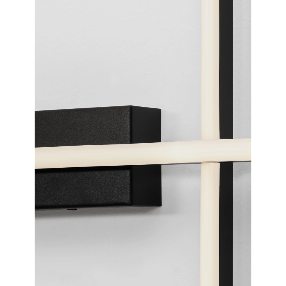 Wandleuchte Quam schwarz Lyora 5212017468628