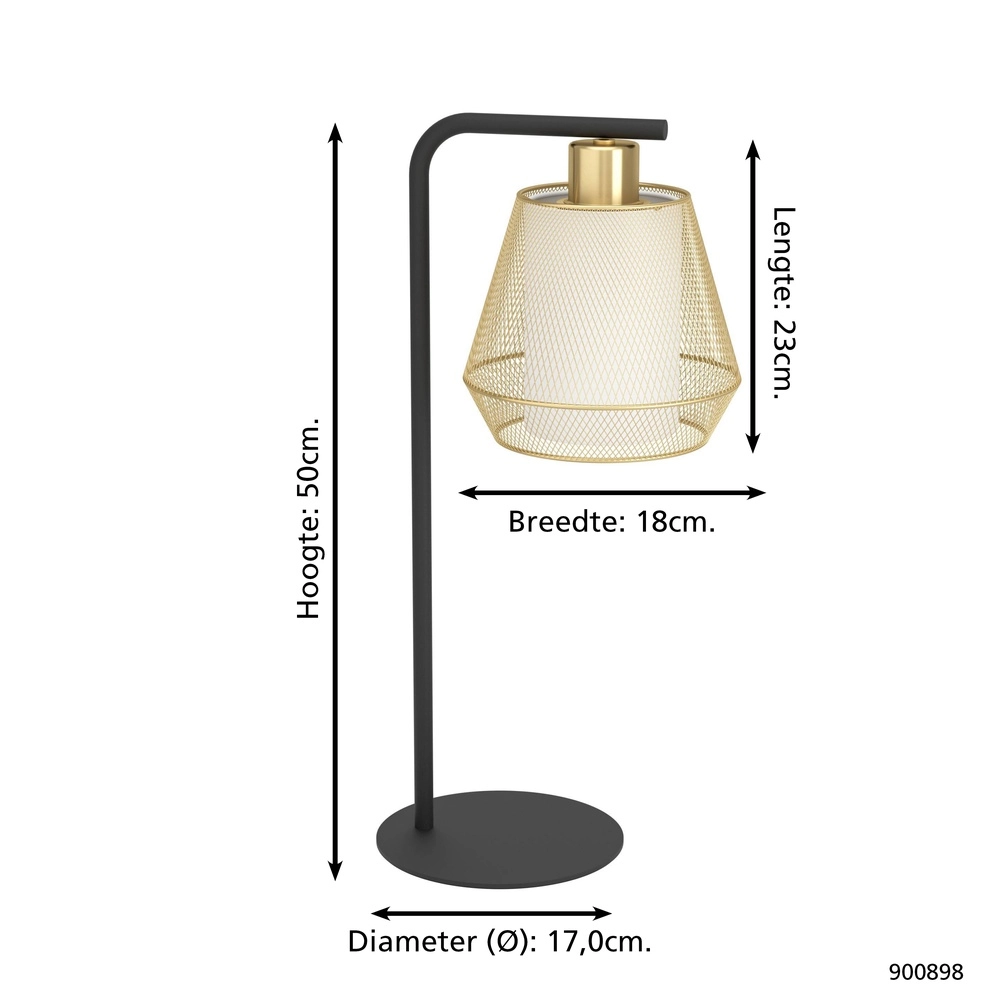 Goldene Tischlampe Ciudadela Eglo 9008606274697