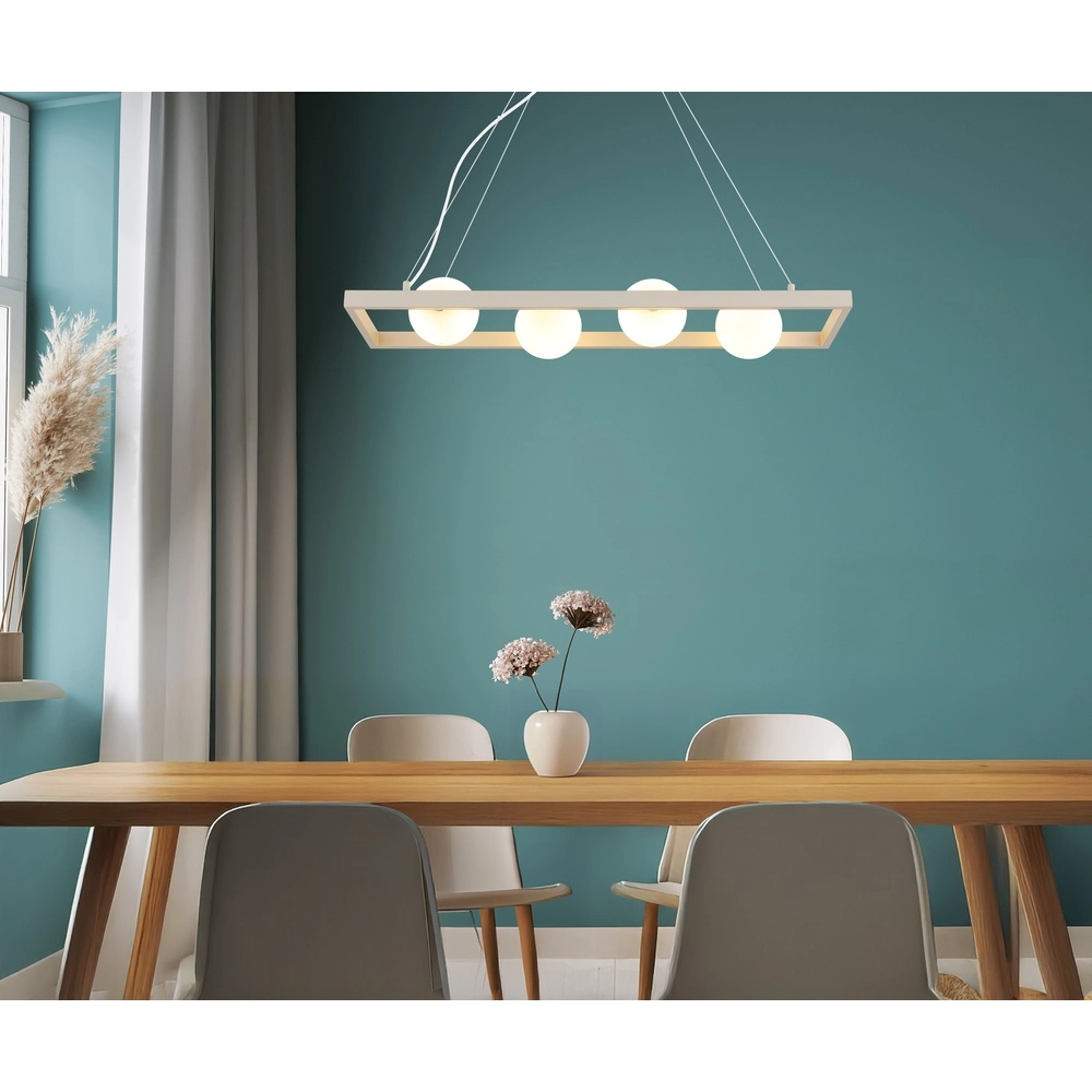 Design-Pendellampe Nanda Sandbraun Globo 9007371576036