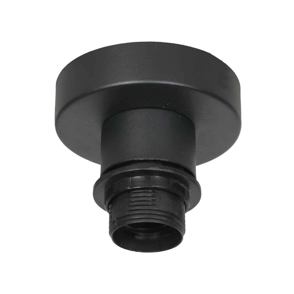 Deckenlampe Bloeba schwarz mit Braunglas Steinhauer 8712746179170