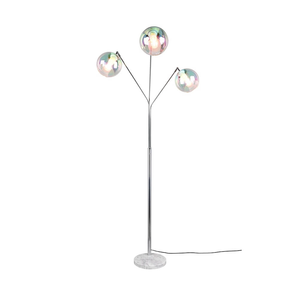 Design-Stehleuchte Paxton Chrom Trio 4017807641219