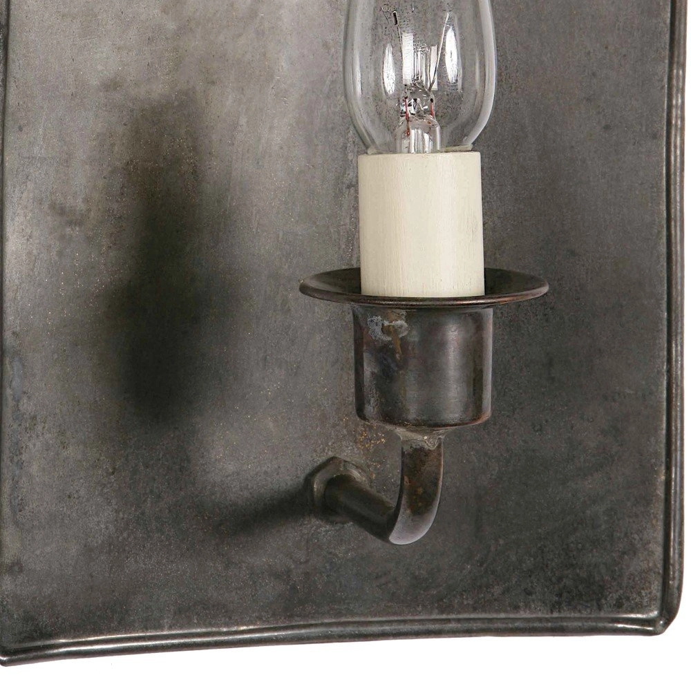 Mittelalterliche Wandlampe Vestry Kupfer geflammt (AB) Limehouse