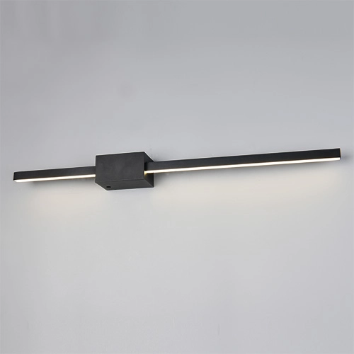 Moderne Wandlampe Cassino Schwarz 70,5 cm Trio 4017807683226