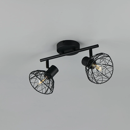 Deckenlampe Yako Doppelschwarz Trio 4017807670936