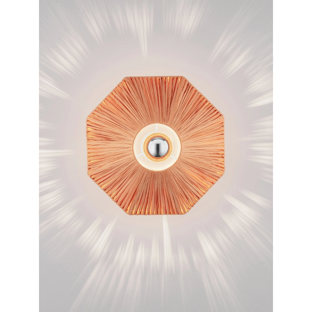 Wandlampe Elvio Terrakotta Ø 30 cm Lyora 5212017493873