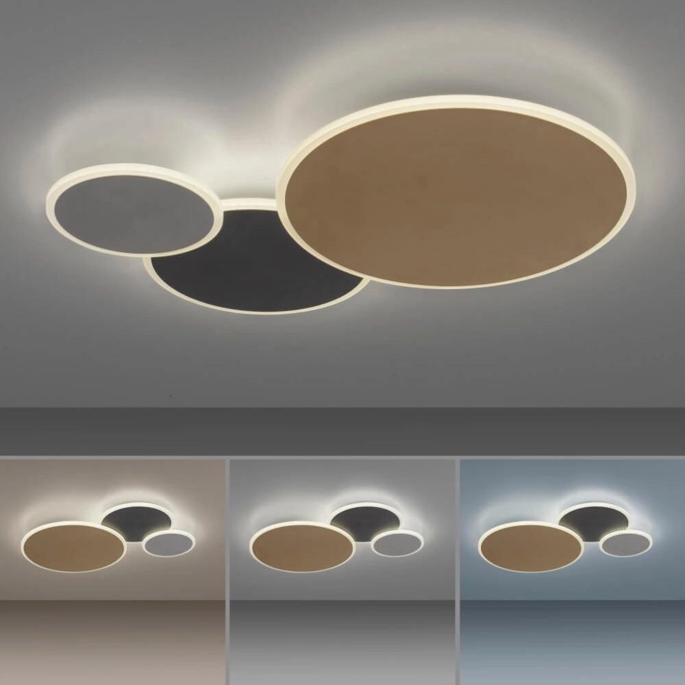Design-Wandleuchte Q-Piato 65cm Paul Neuhaus 4012248374511
