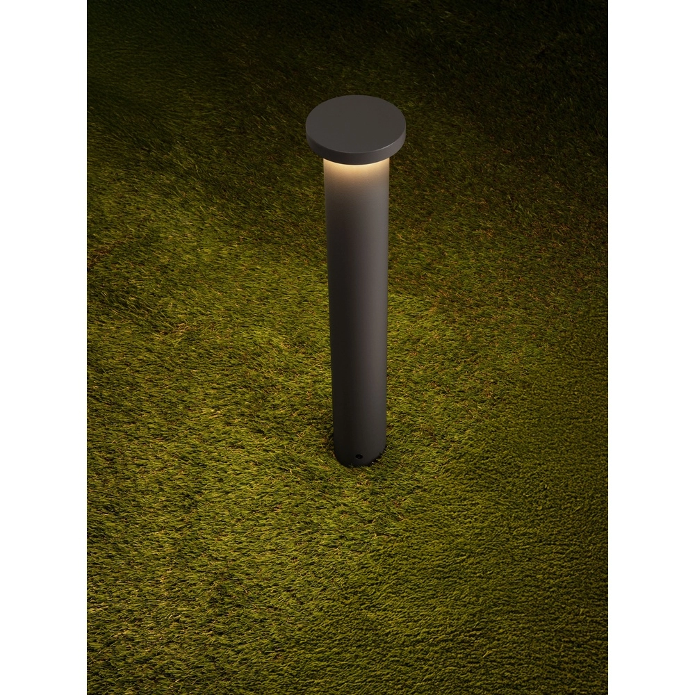 Moderne Wegbeleuchtung Bast dunkelgrau 45 cm - 2700K Lyora 5212017497611