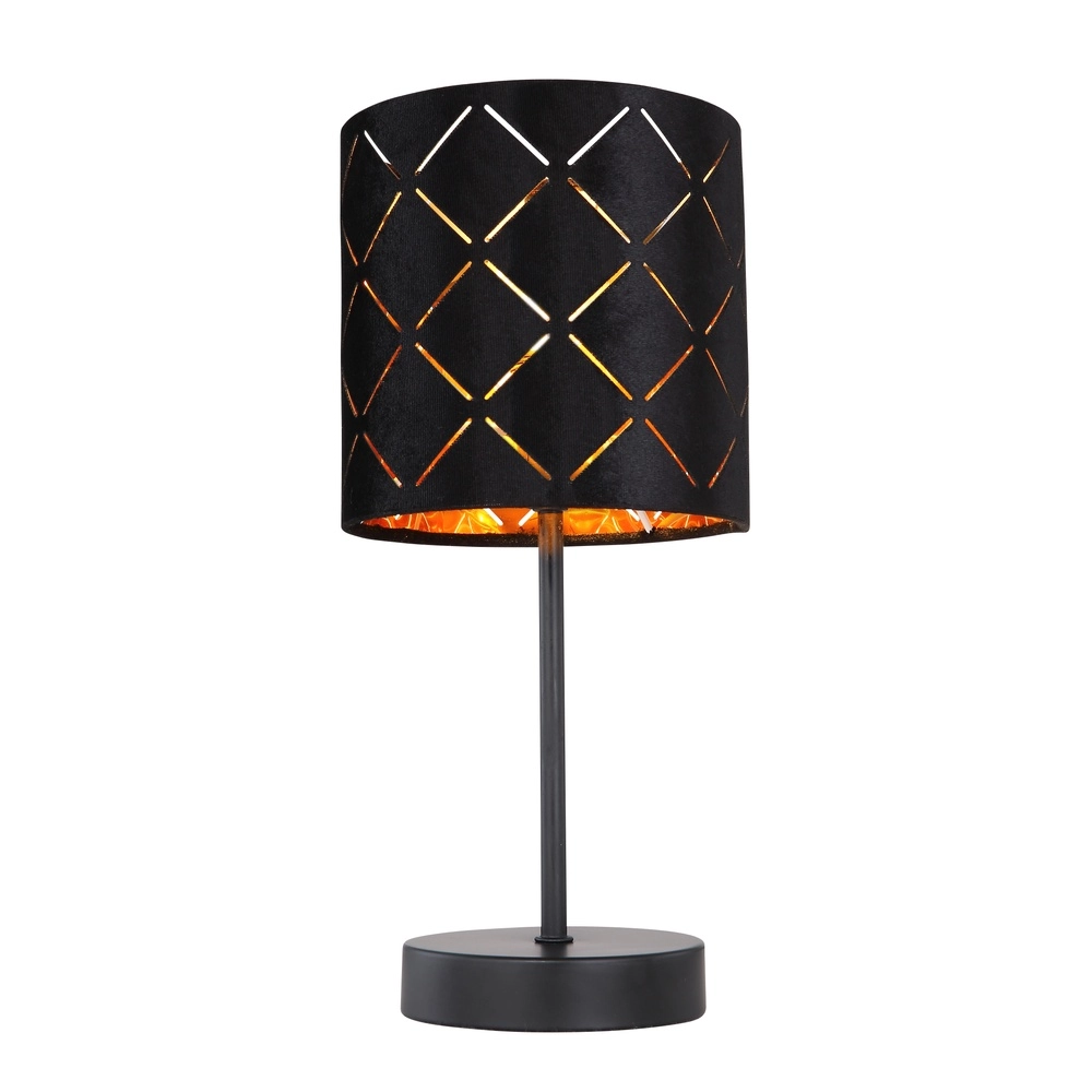 Tischlampe Sunna Ø 15 cm schwarz Globo 9007371414048