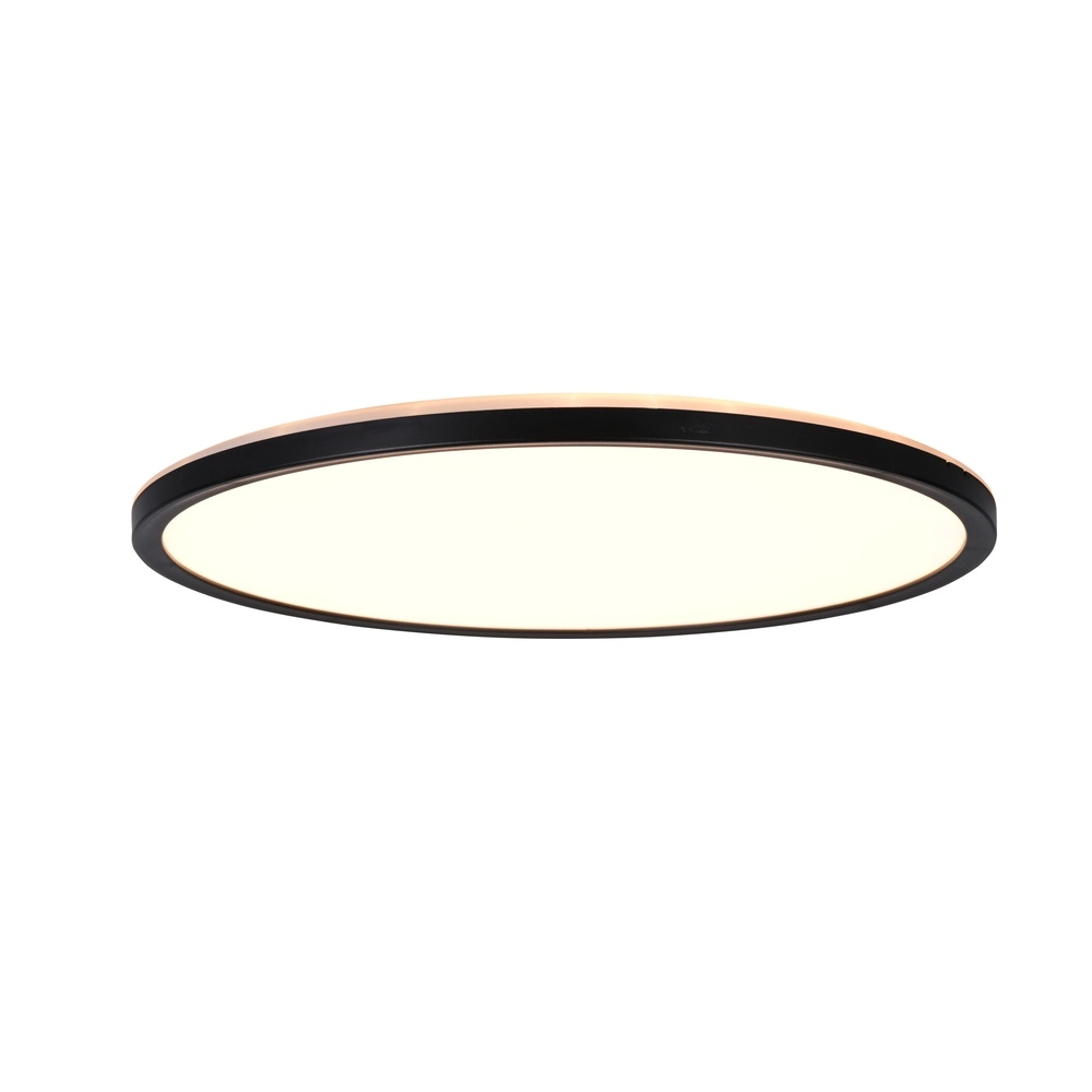 Runde Deckenlampe Emra schwarze Ø 42cm Trio 4017807704150