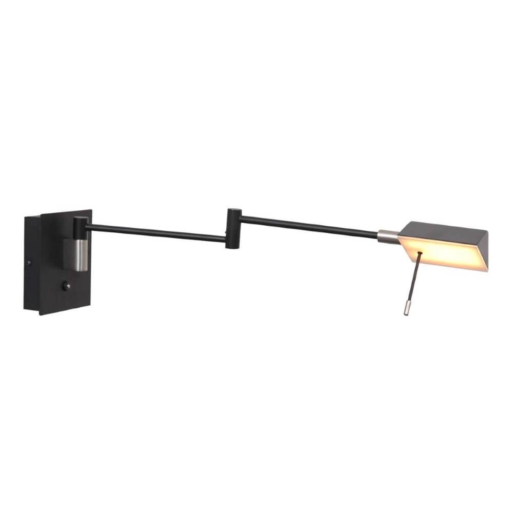 Schwarze Wandleselampe Retina Steinhauer 8712746166040