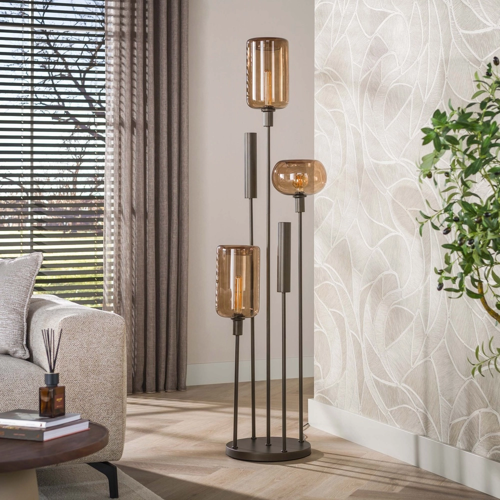 Design-Stehlampe Serene Sienna Brown Lyora 8716803514775
