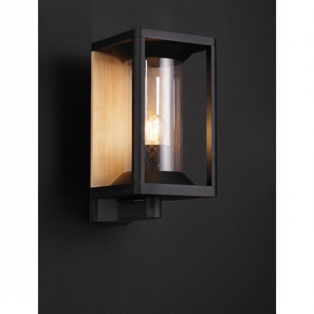 Wandleuchte Pacific Hintergrund Holz