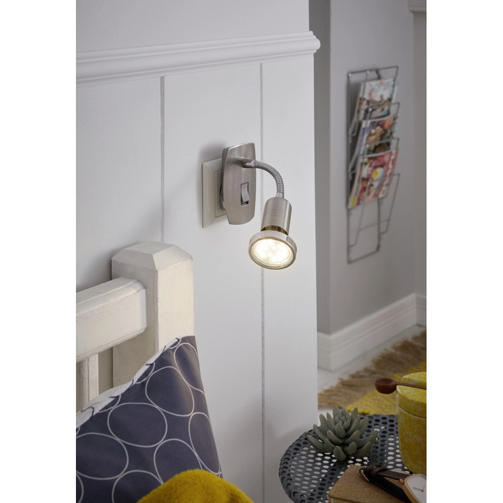 Edelstahl-Steckpunkt Mini 4 Mit Schalter – flexibel Eglo 9008606369454