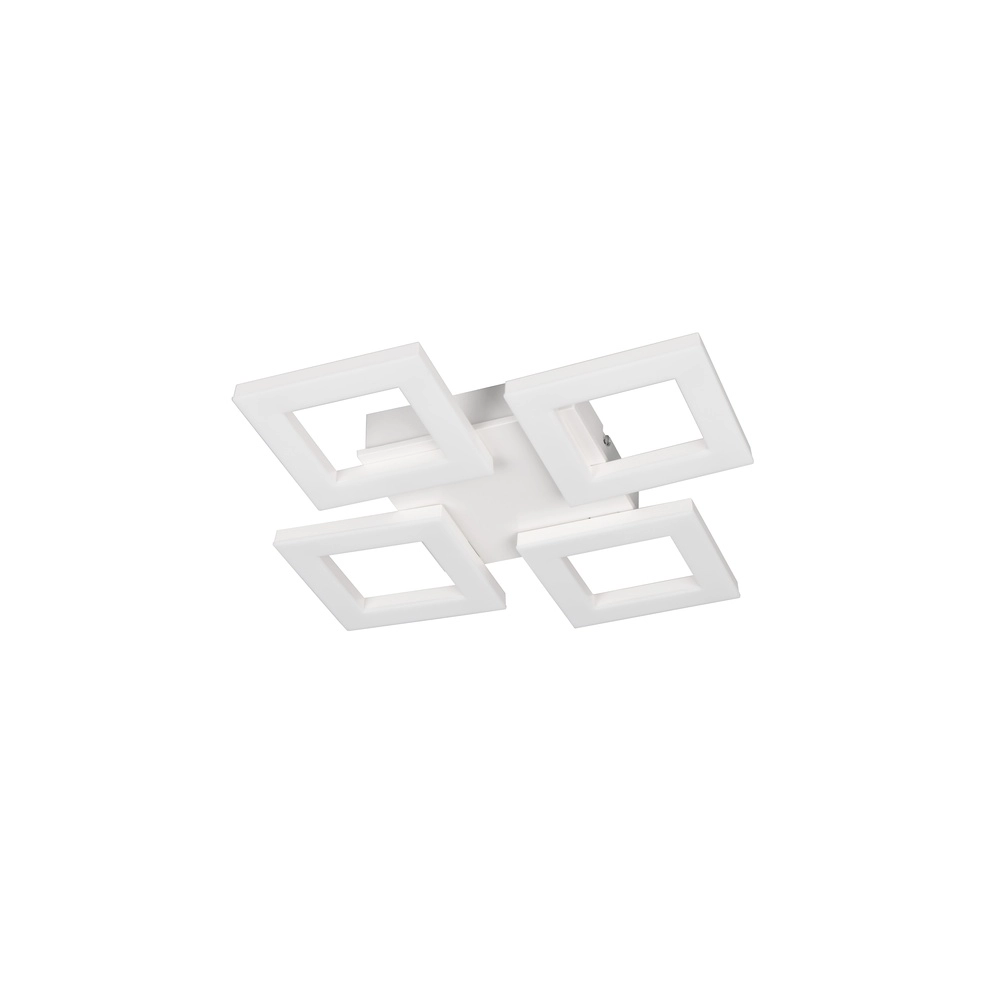 Design-Deckenlampe Cemi Weißes Quadrat Trio 4017807704327