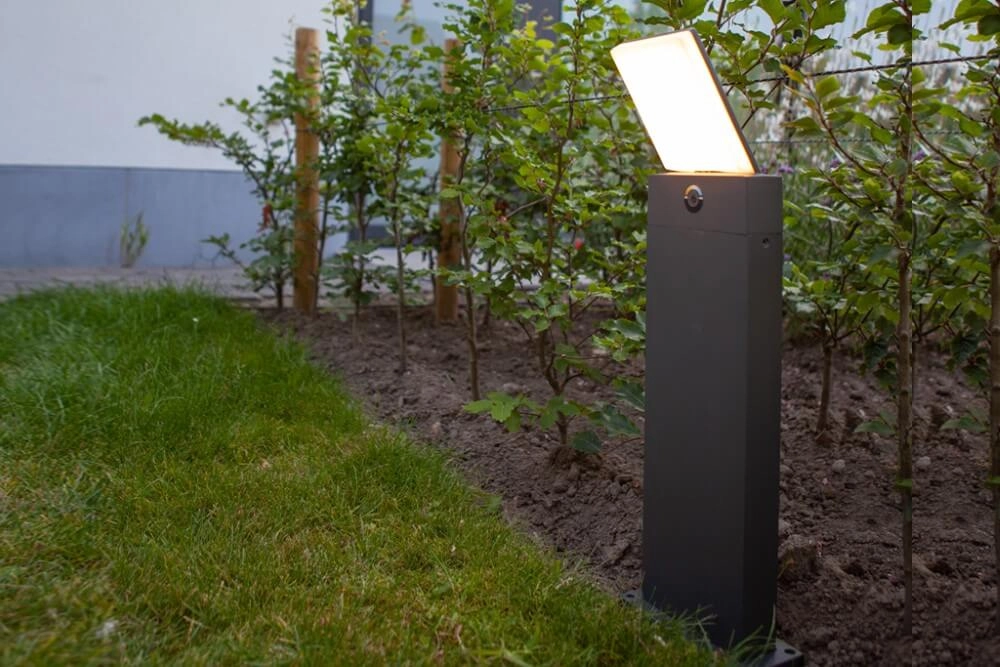 Modern garden lamp Pano anthracite Lutec 6939412079929