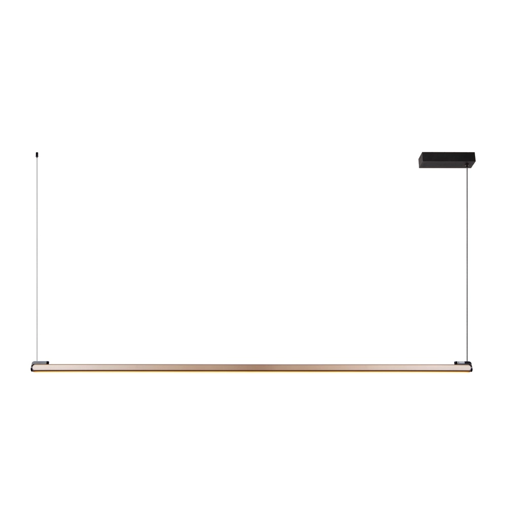 Elegante LED-Pendelleuchte Braga 150 cm – Champagner Premium by Lucide 5411212234445