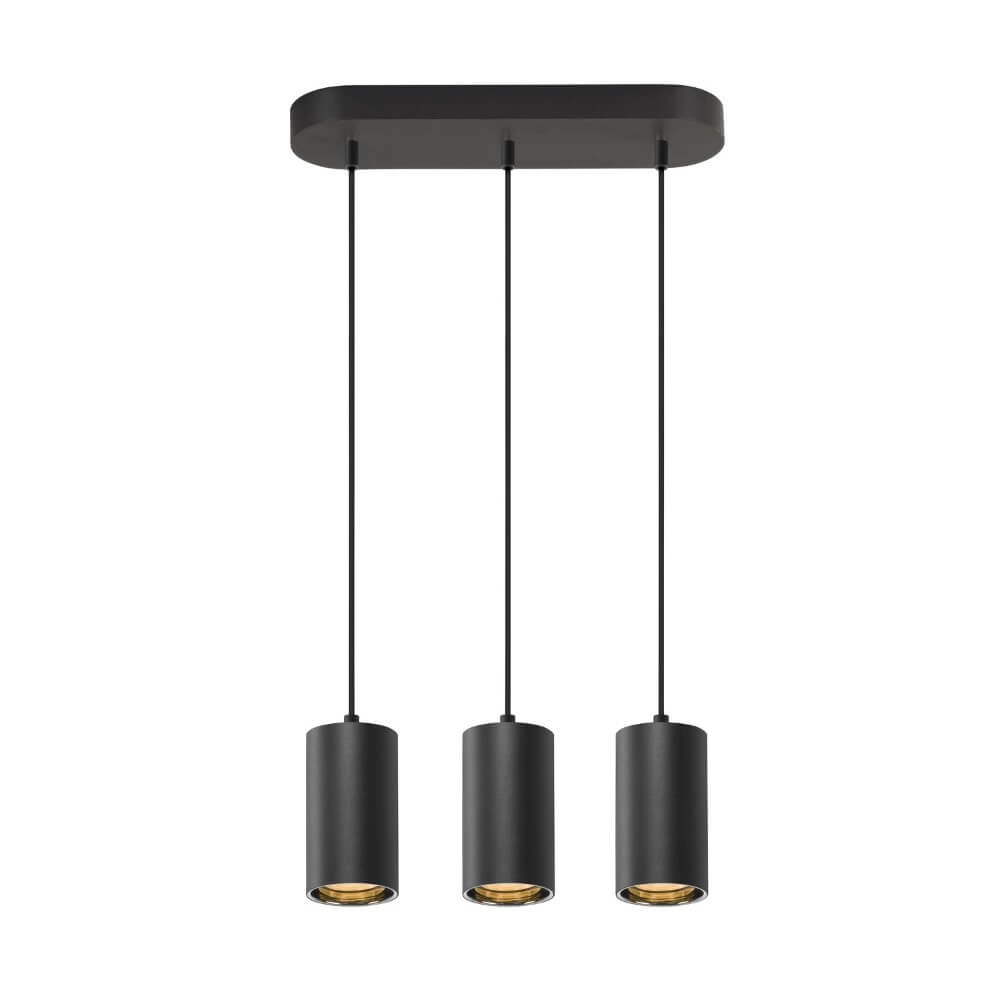 Pendelleuchte Asto Tube schwarz 3x GU10 SLV 4024163266055