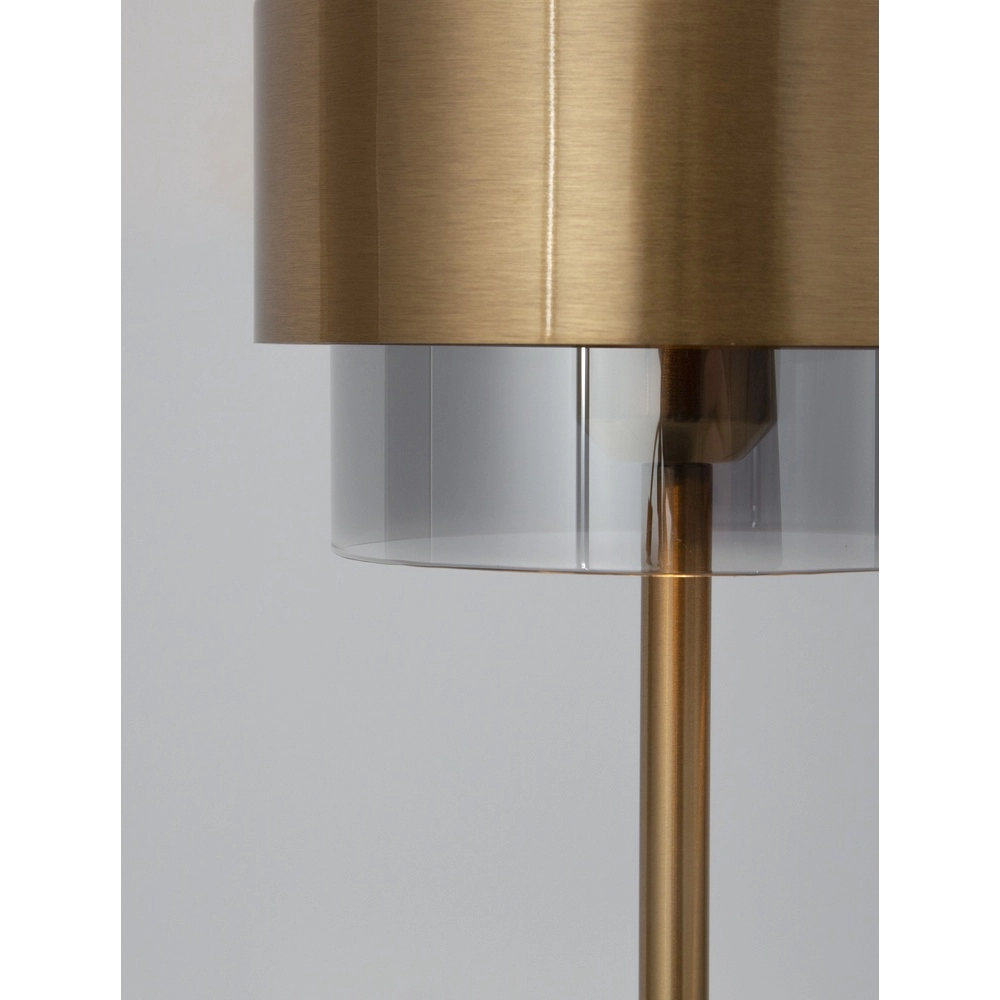 Tischlampe Sianna schwarz mit gold Lyora 5212017431042