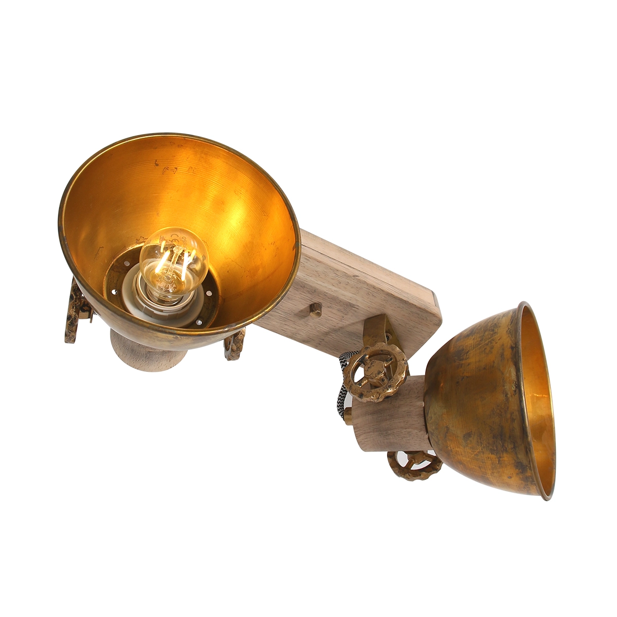 Doppelter Aufbaustrahler Gearwood industriell