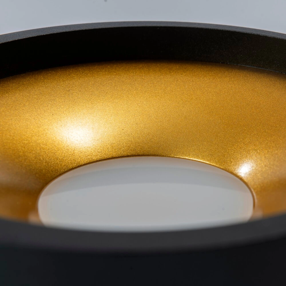 LED-Deckenstrahler Orlando schwarzes gold Artdelight 8720701100039