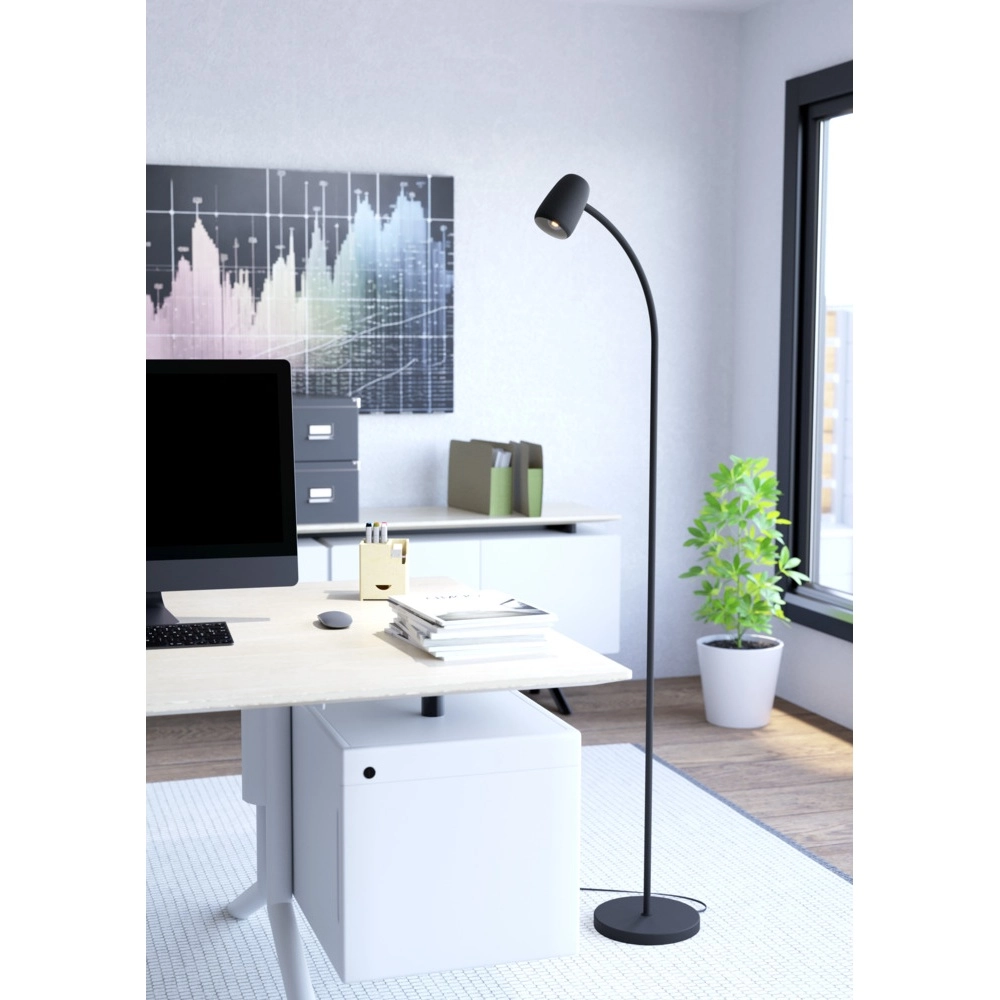 Stehlampe Carlo schwarz Eglo 9008606360819