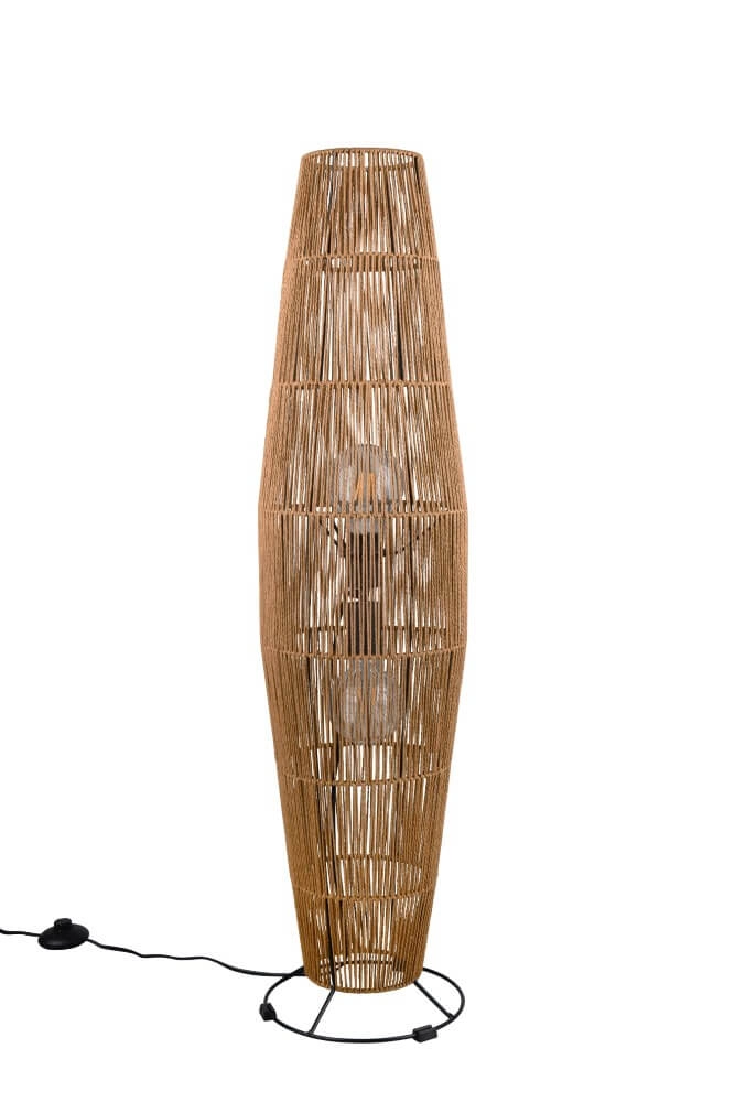 Lampe aus Rattandraht Miki Stehen Trio 4017807600452