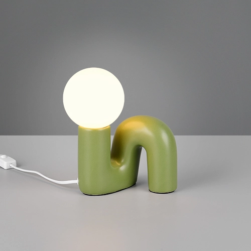 Tischlampe Quinn Grün Trio 4017807682281