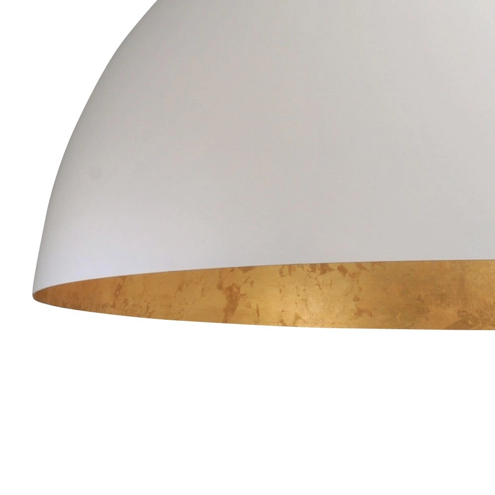 Pendelleuchte Industria Bud 80 cm weiß mit altem gold Masterlight 8718121182827