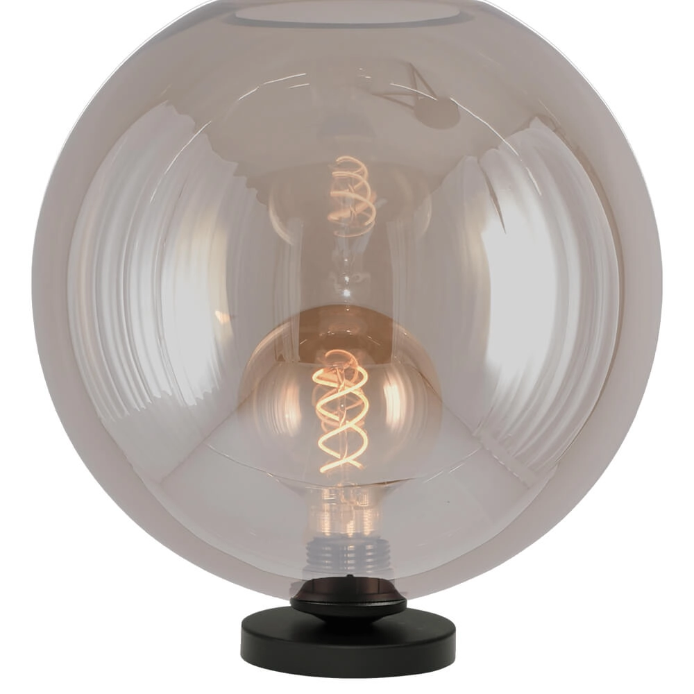 Tischlampe Bella 2 mit Ø 30cm Goldglas