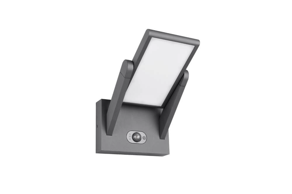 Hybrid-Solar-Wandleuchte Malawi mit Sensor Trio 4017807622508