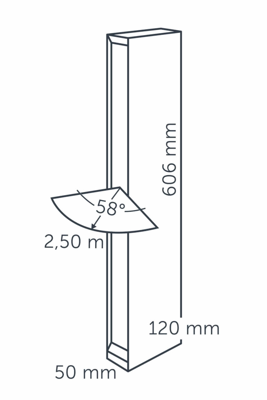Gartenlampe EVO DARK 12 Volt LED In-lite 8717051003936