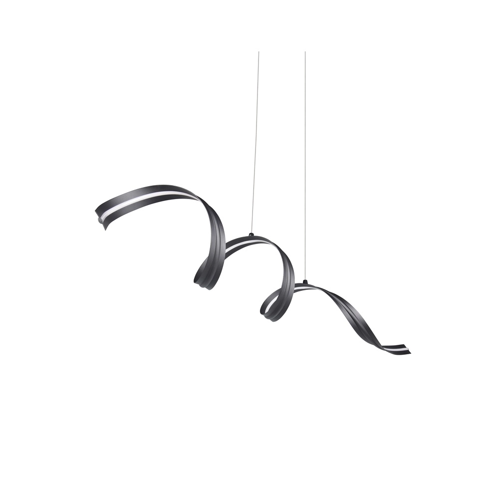 Moderne Pendellampe Tivor Schwarz Trio 4017807706291
