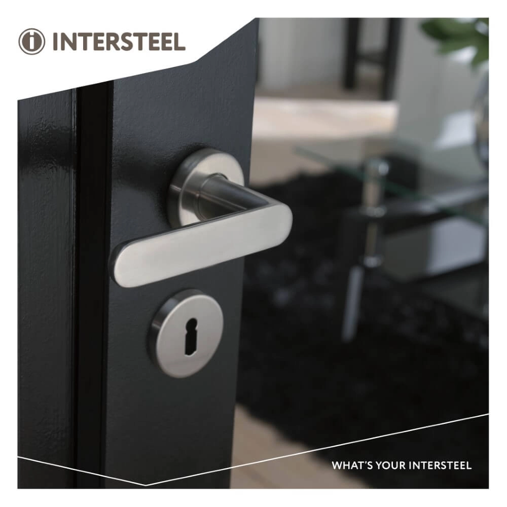 Design-Türgriff Massief Gefederter Edelstahl Intersteel 8714186052181