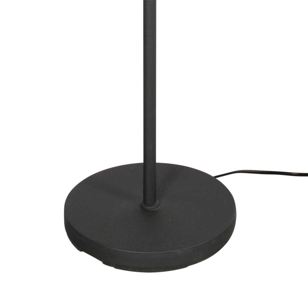 Schwarze Stehleuchte Noor mit weißer Kappe Steinhauer 8712746182385