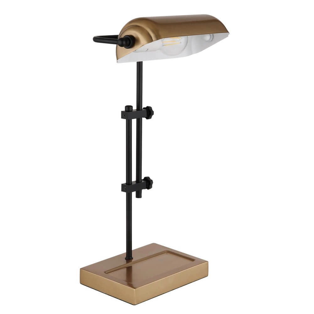Schreibtischlampe Marid Gold mit Schwarz Globo 9007371462117