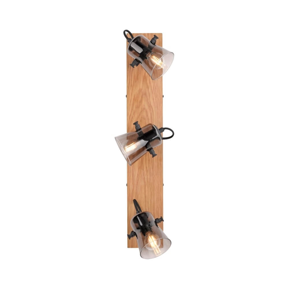 Deckenleuchte Green Langstrom Holz 3-flammig Just Light 4043689994884