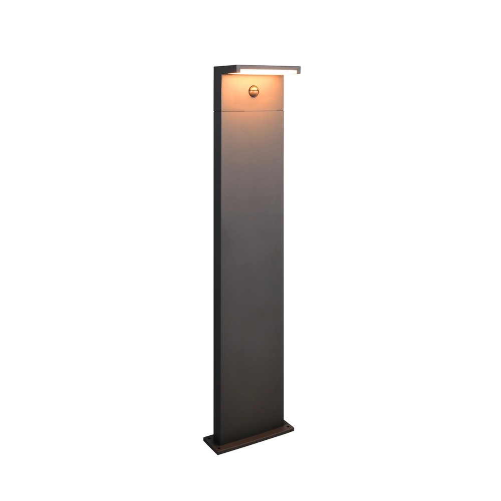 Moderne Gartenlampe Ravi Anthrazit mit Sensor 100 cm Trio 4017807686937