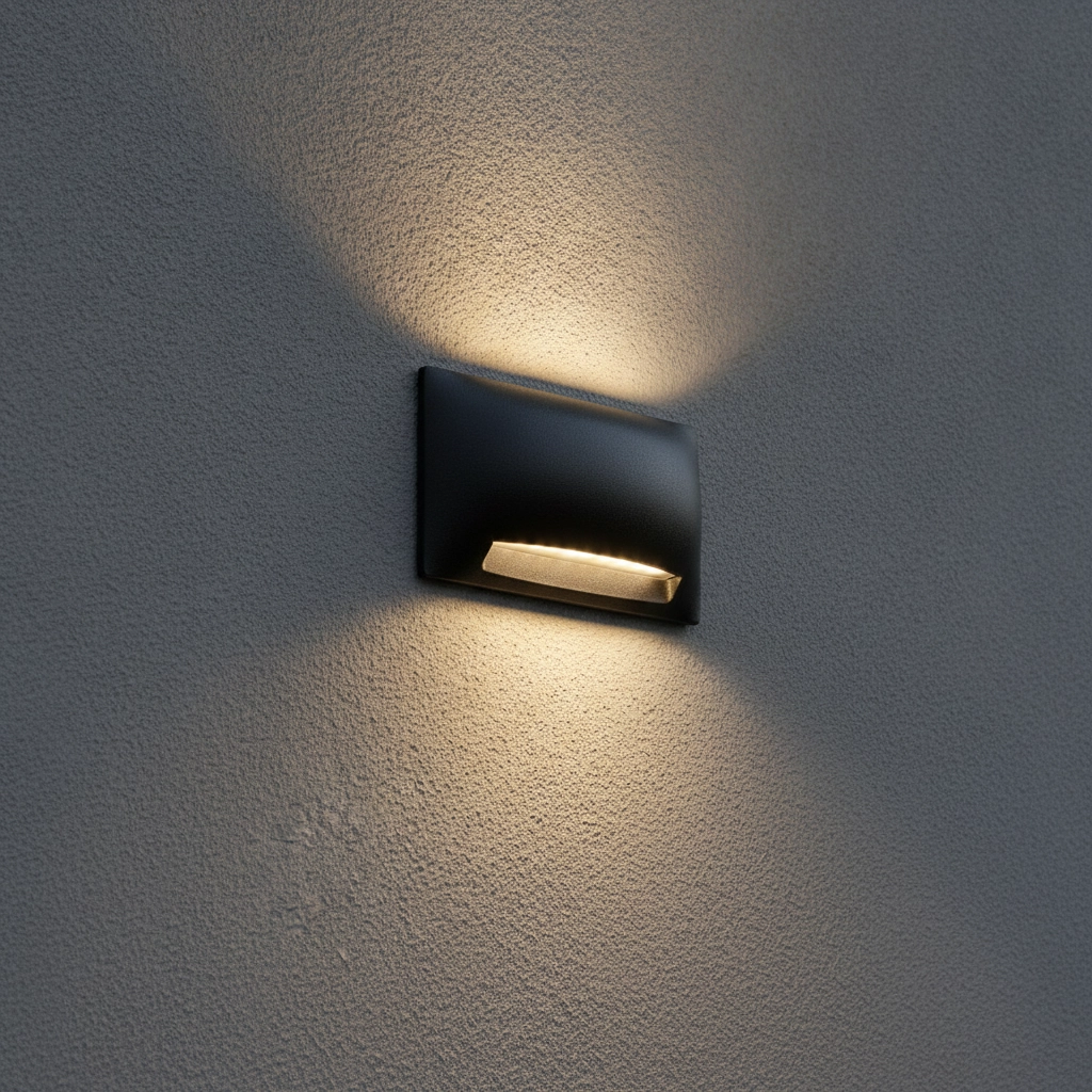 Design-Wandleuchte Sub schwarz