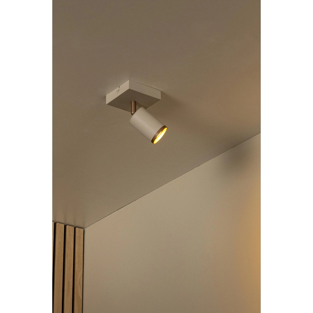 Deckenscheinwerfer Regina Taupe mit Kaffeebraun Lucide 5411212531209
