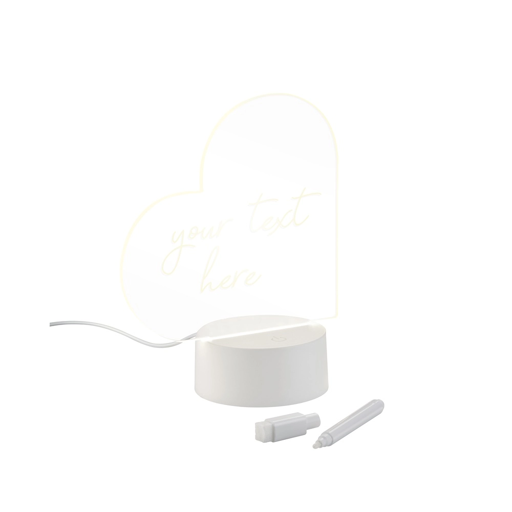Tischlampe Amour Mit Marker beschreibbar Trio 4017807678383
