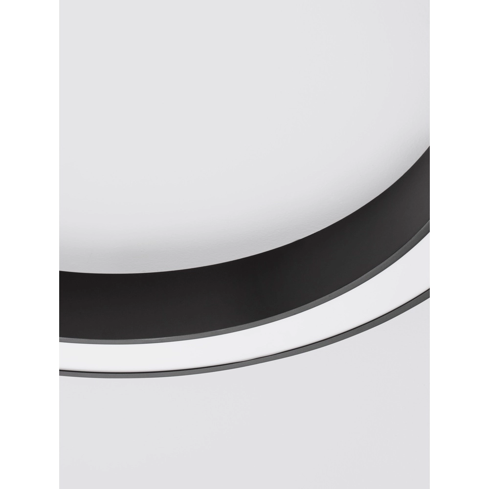 Deckenlampe Morbido schwarz Ø 80cm Lyora 5212017438614